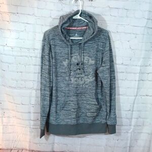 Disney World‎ Vintage Mickey Womans 1928 Gray Jacket  Pockets XL